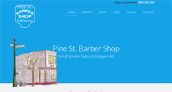 Desktop Screenshot of pinestreetbarbershop.com